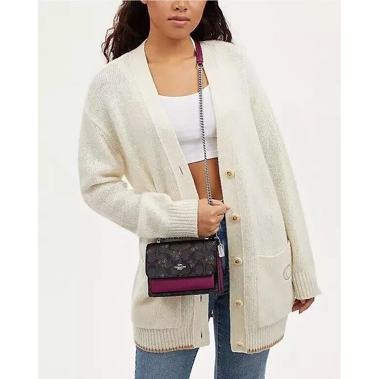 Coach  bag  - Coach Klare - Klare - CL460/ rose print - Handle/Strap: Gold, Hardware: Gold, Exterior: Multicolor