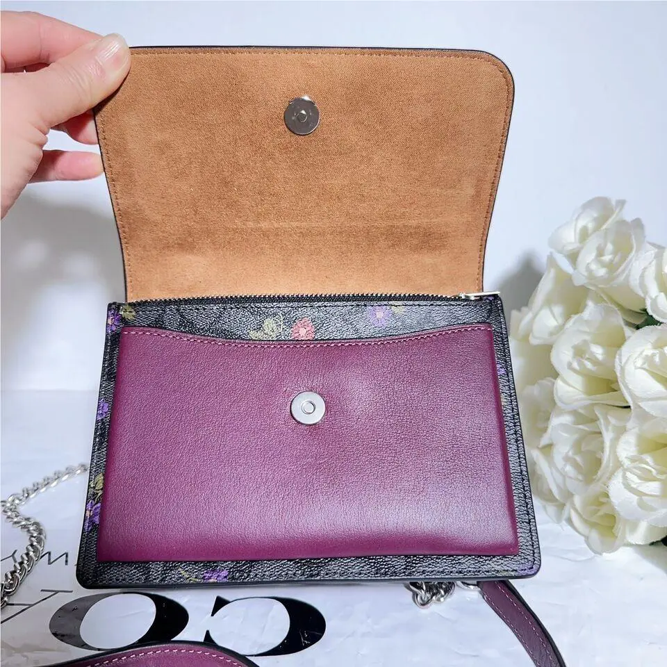 Coach  bag  - Coach Klare - Klare - CL460/ rose print - Handle/Strap: Gold, Hardware: Gold, Exterior: Multicolor