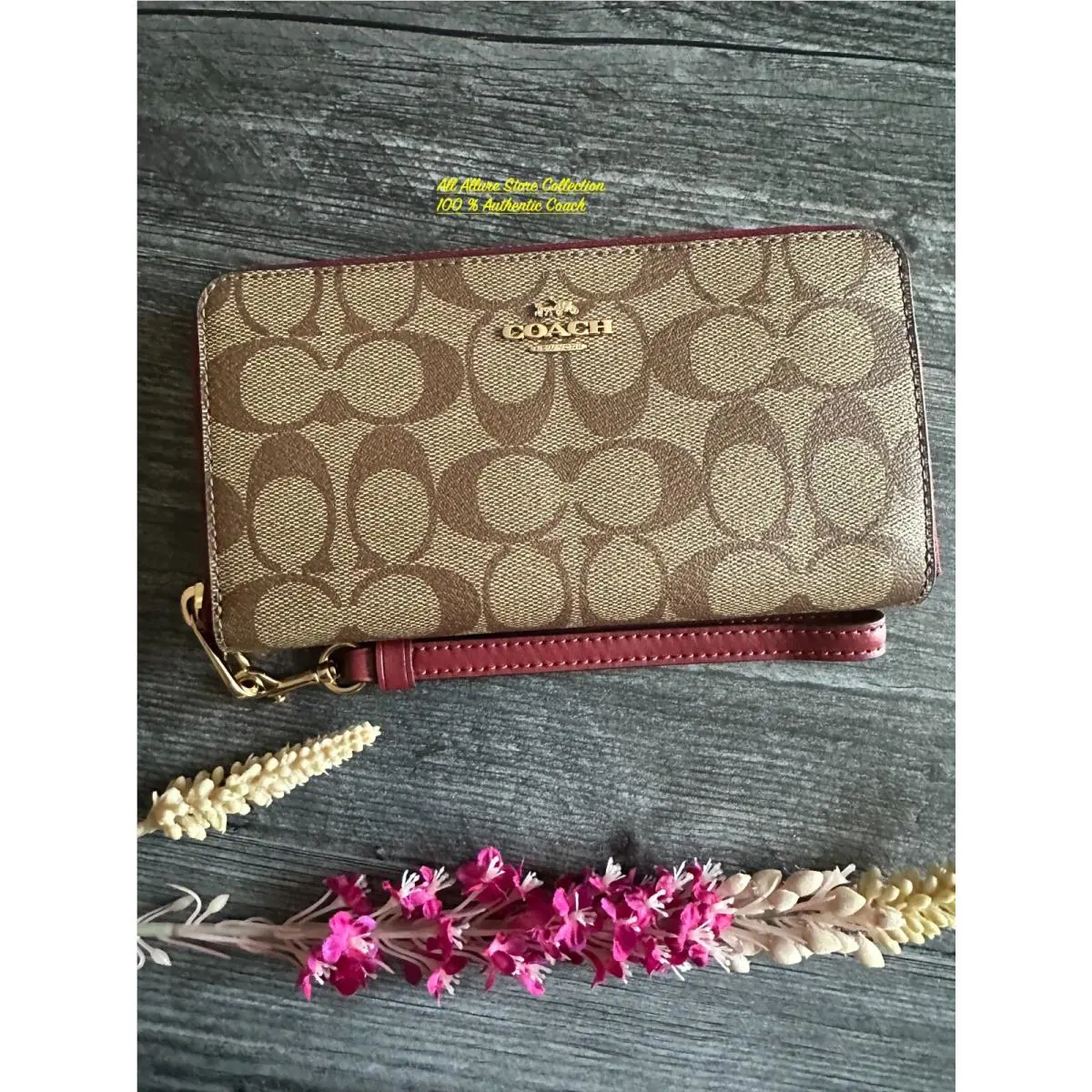 Long Zip Around Wallet in Leather C4452 Pick One by Coach