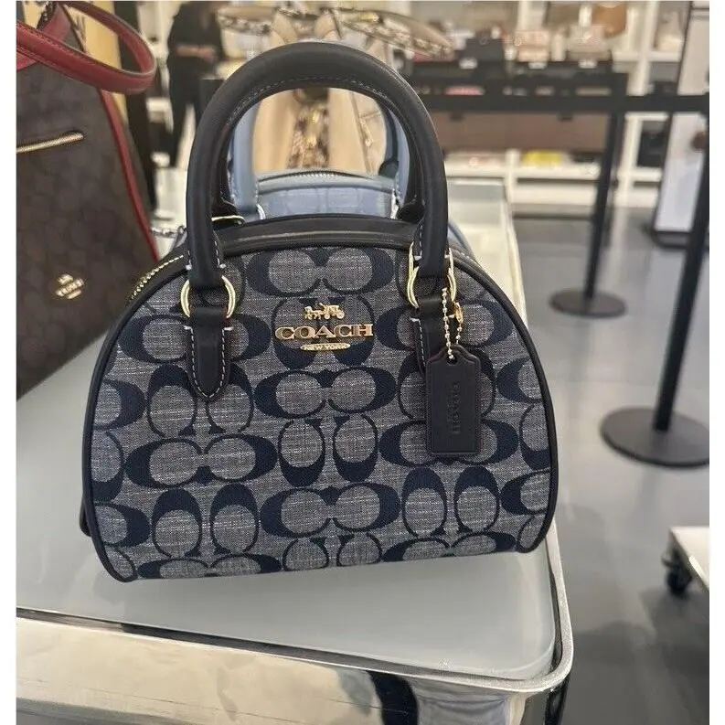 Sydney Satchel CH140 Denim Multi by Coach
