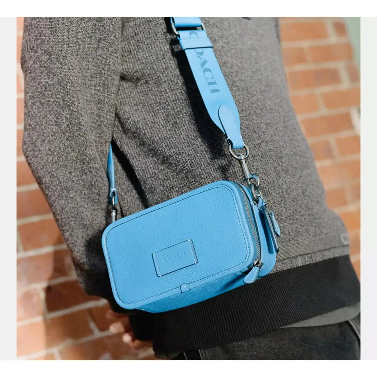 Coach Wyatt Crossbody In Colorblock Signature Canvas
