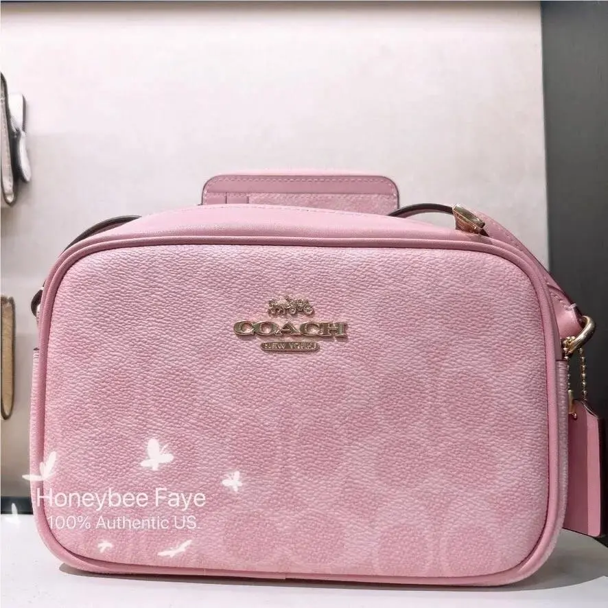 Coach Mini Jamie Camera Bag with Denim/butterfly/floral/cherry/bow