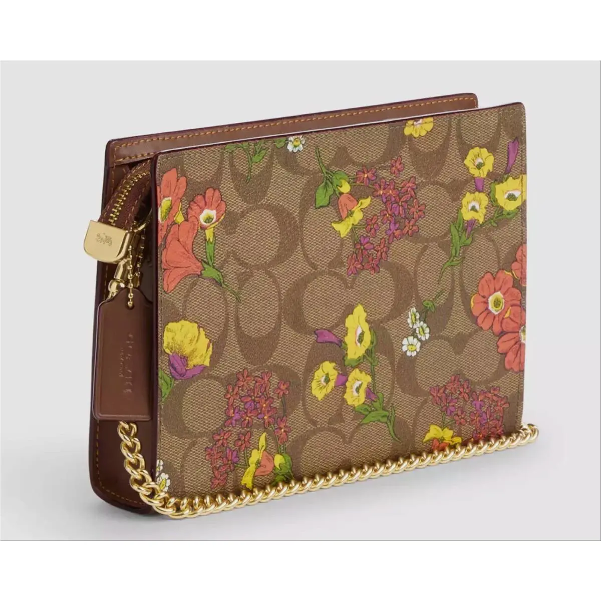 Coach  bag  - Exterior: pvc/Gold/Khaki Multi