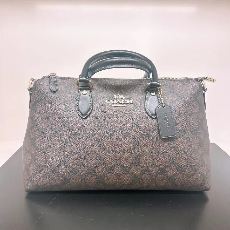 Coach Georgia Satchel In Signature Canvas CR156/CR157/CV942