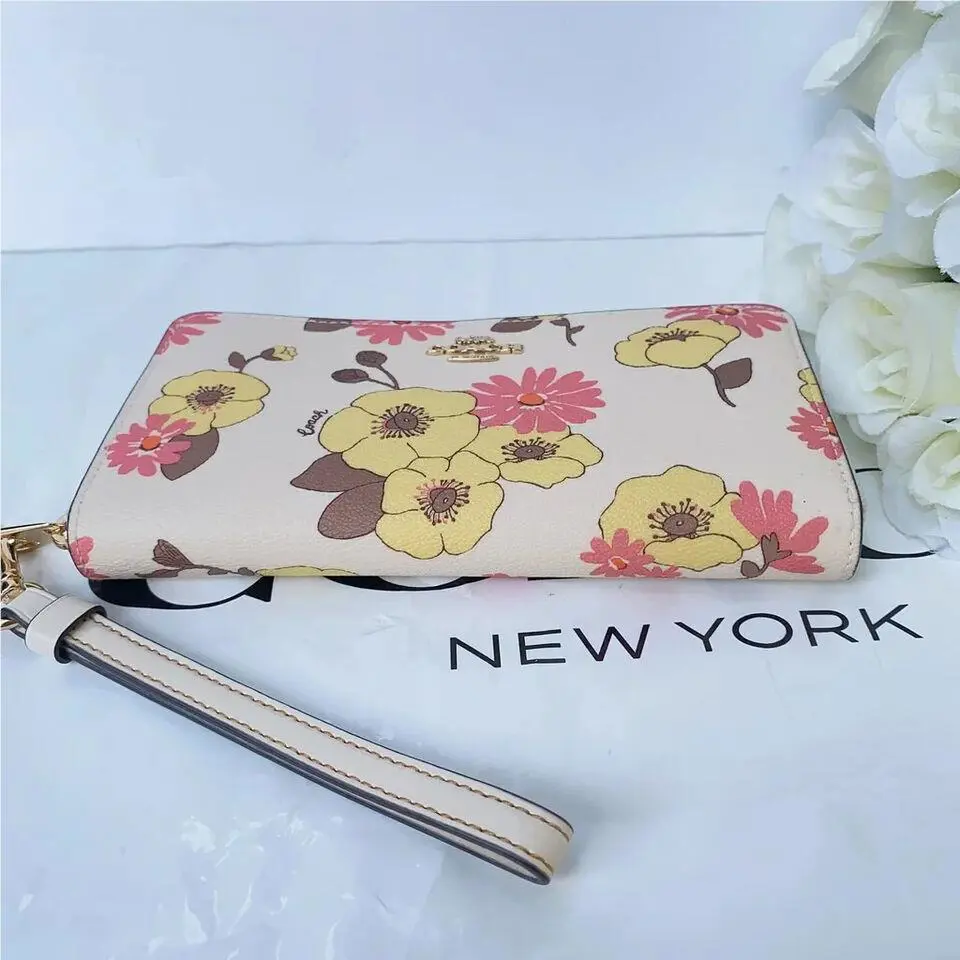 Coach wallet - CI798/ floral cluster print