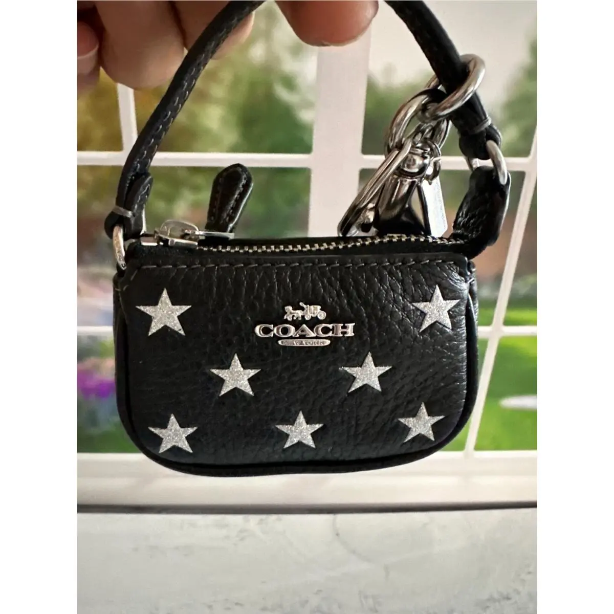 BN  Mini Nolita Bag Charm CW542 With Star Print by Coach