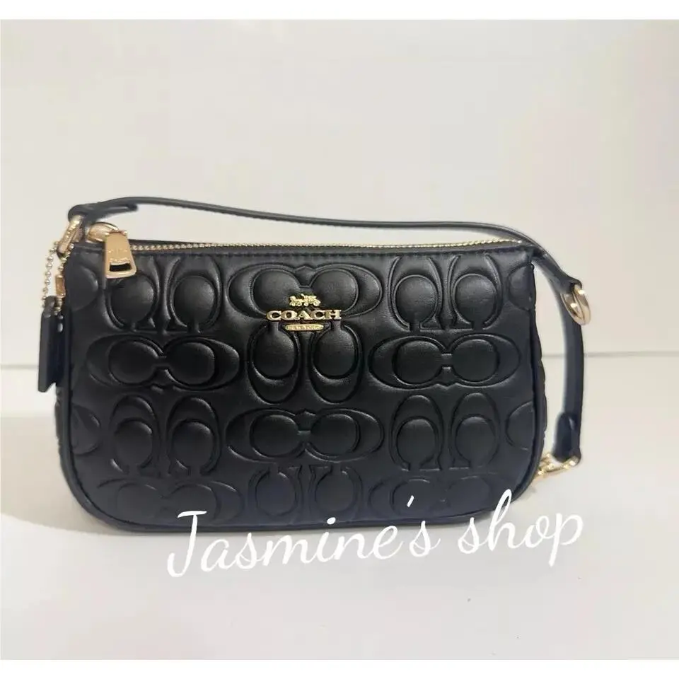 Nolita 19 In Signature Leather CZ456 CZ456/Gold/Black by Coach
