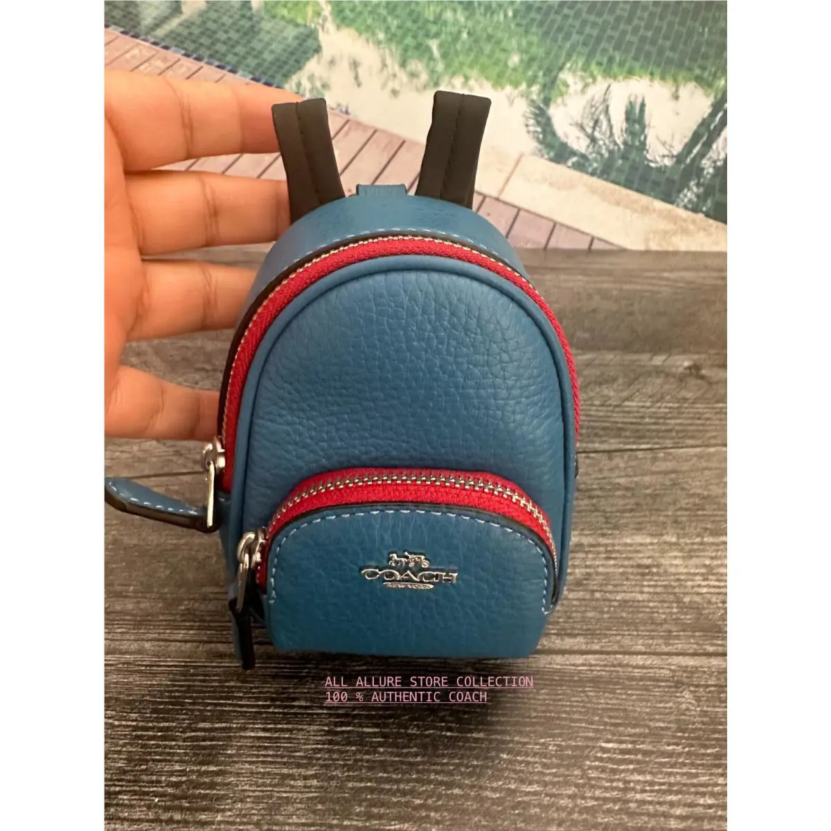 Coach Mini Court Backpack Bag Charm
