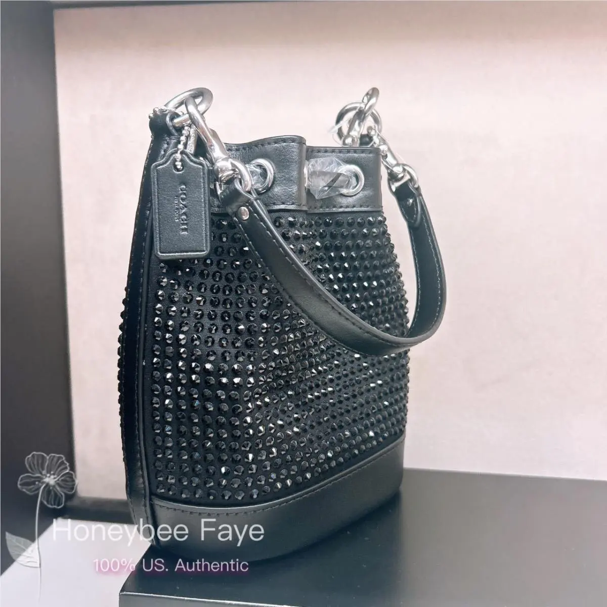 Coach Mini Bucket Bag In Signature Canvas CR145/CW301/CX213