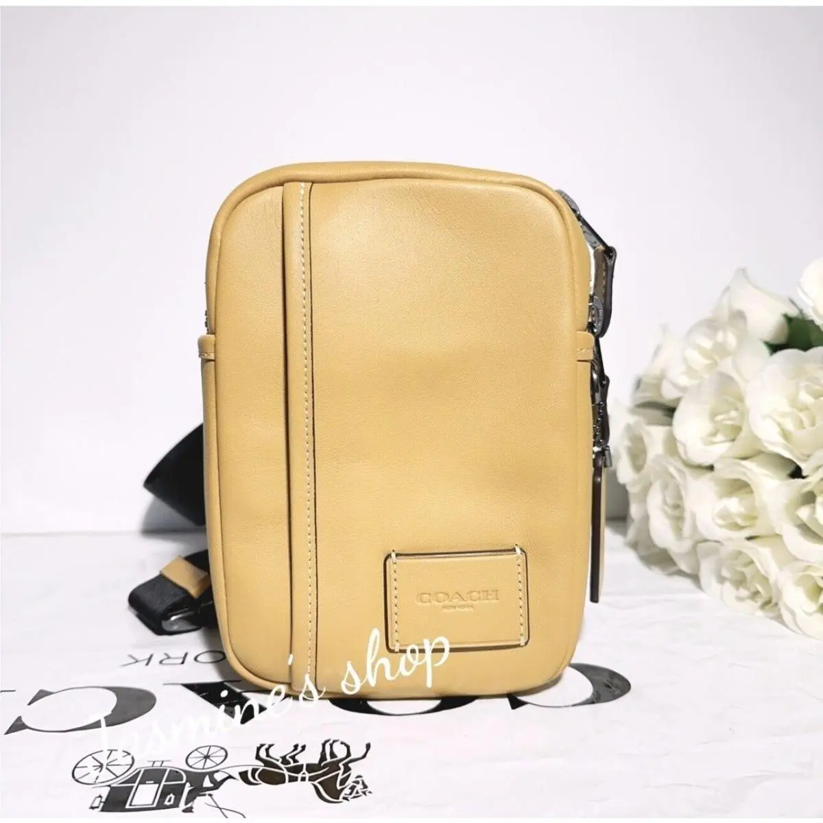 Coach Edge L Pack In Signature Canvas CM154/CM155