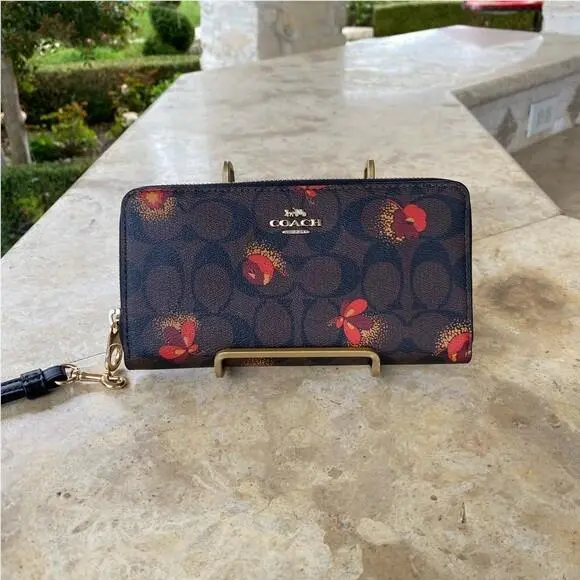 Coach Gallery Pop Floral Signature Handbag Tote Wallet Wristlet Options Girl