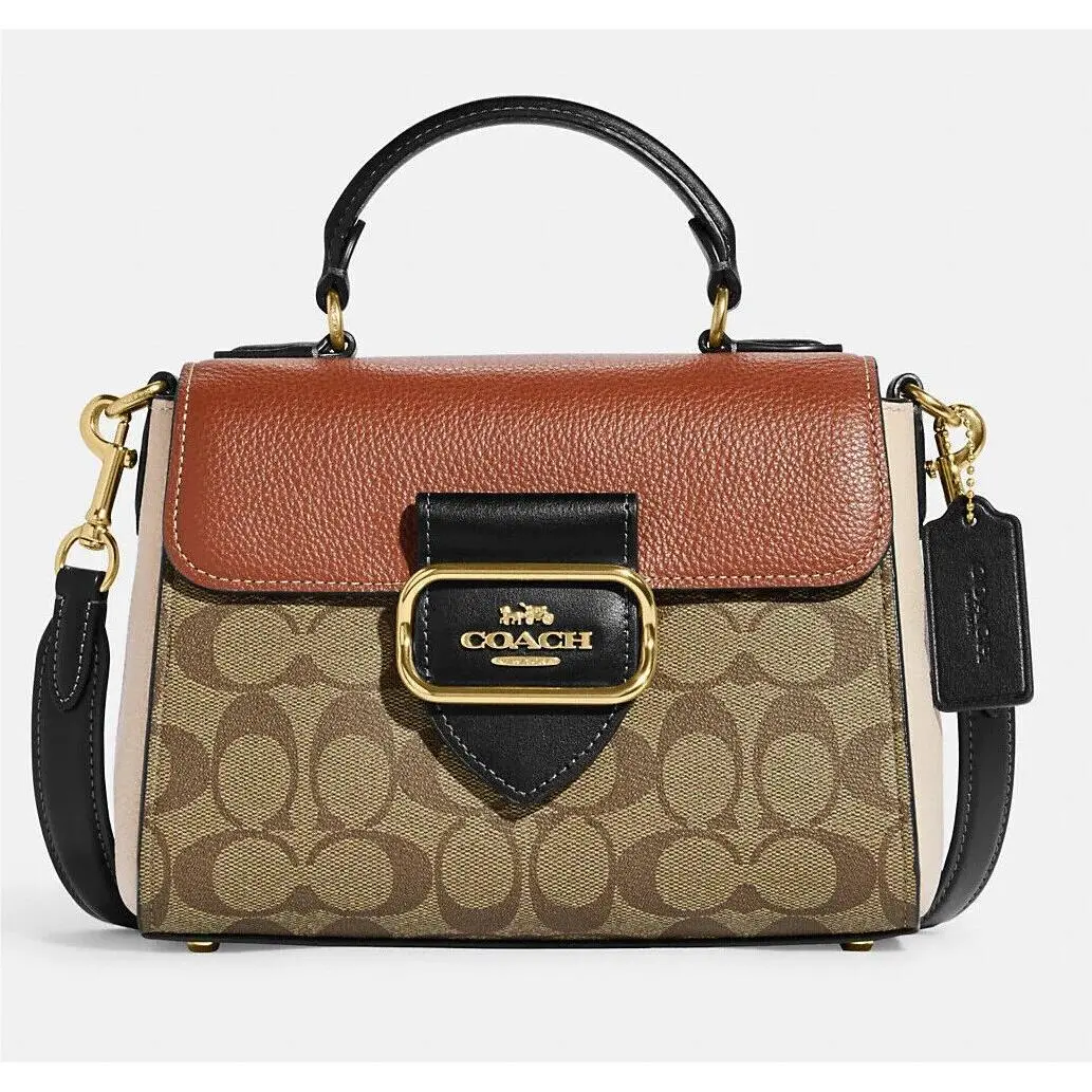 Coach Morgan Top Handle Satchel Bag with Long Strap