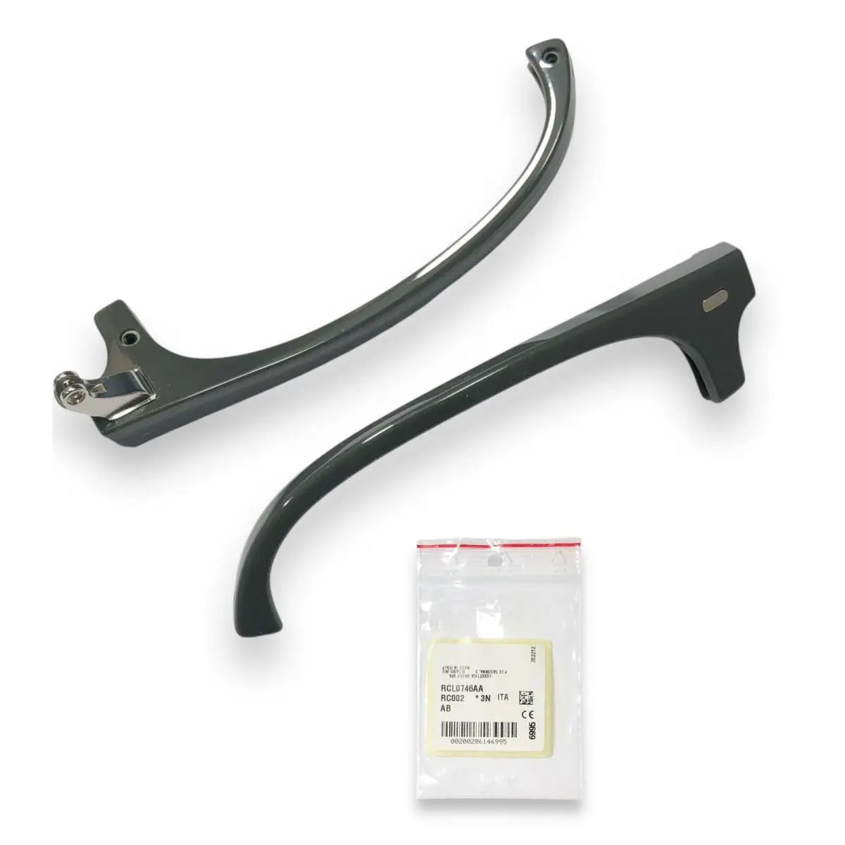 Ray-ban Ray Ban RB4416 New Clubmaster Ray Ban RB4416 Clubmaster Replacement Gray/ Silver Plastic Browbar Size 53mm - Gray