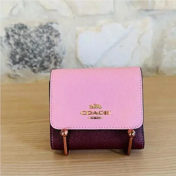 Mini Lillie Carryall Bag Colorblock Leather Lady Women /wallet Option Wallet by Coach