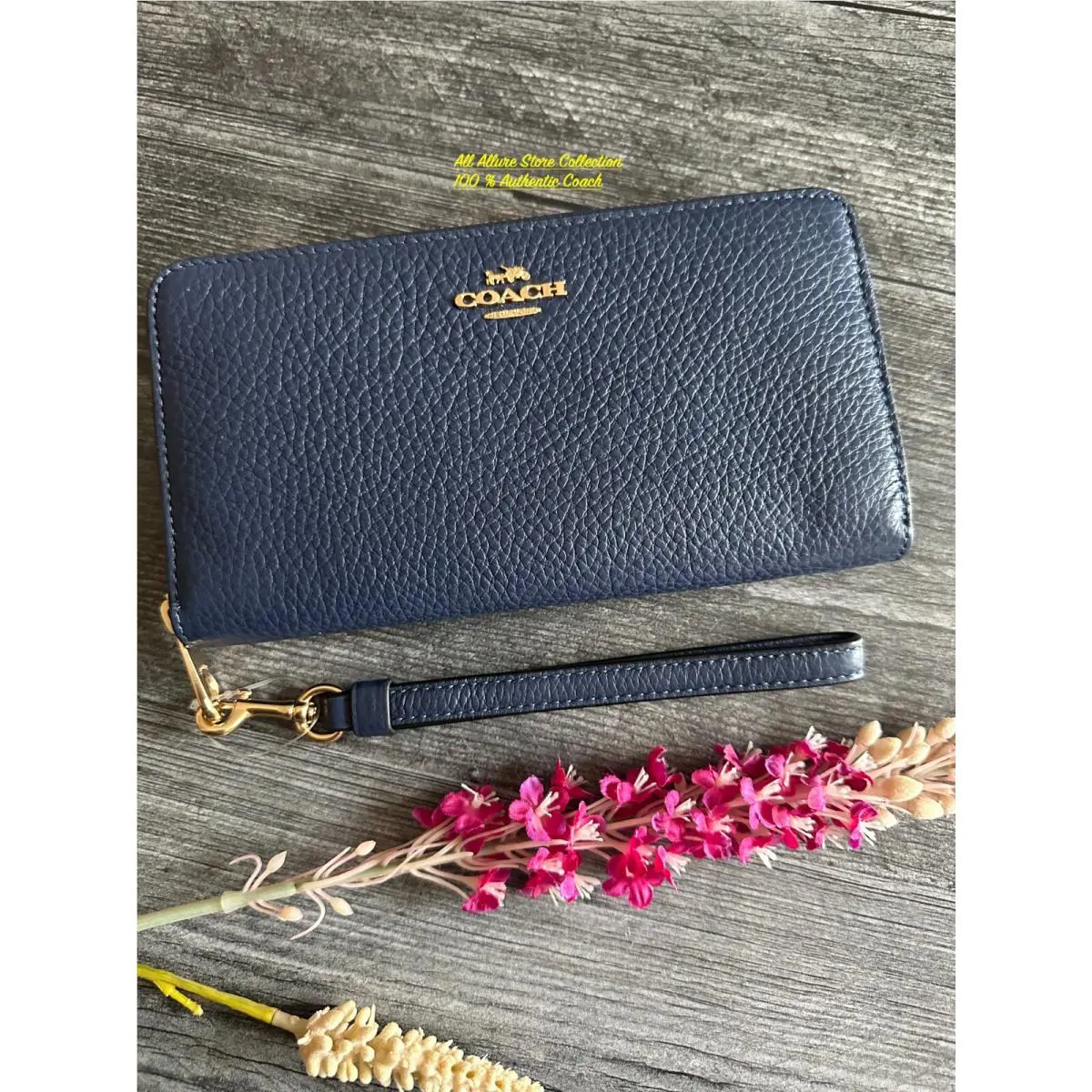 BN  Long Zip Accordion Wallet cy238 cz326 c4451 C4451 COBALT by Coach
