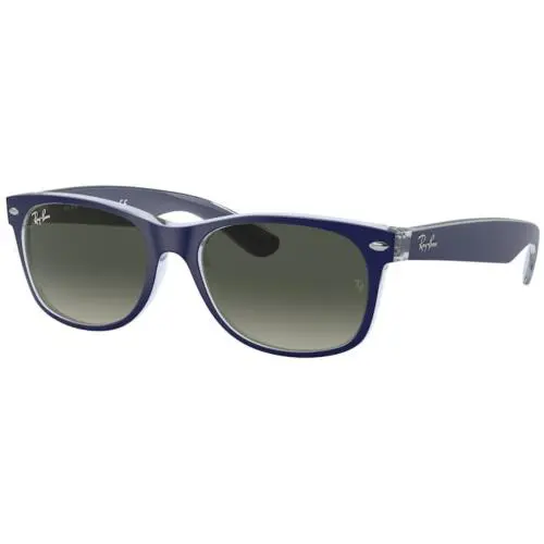 Ray-ban New Wayfarer Color Mix Wayfarer Color Mix Blue/grey Gradient 52 mm Sunglasses RB2132 605371