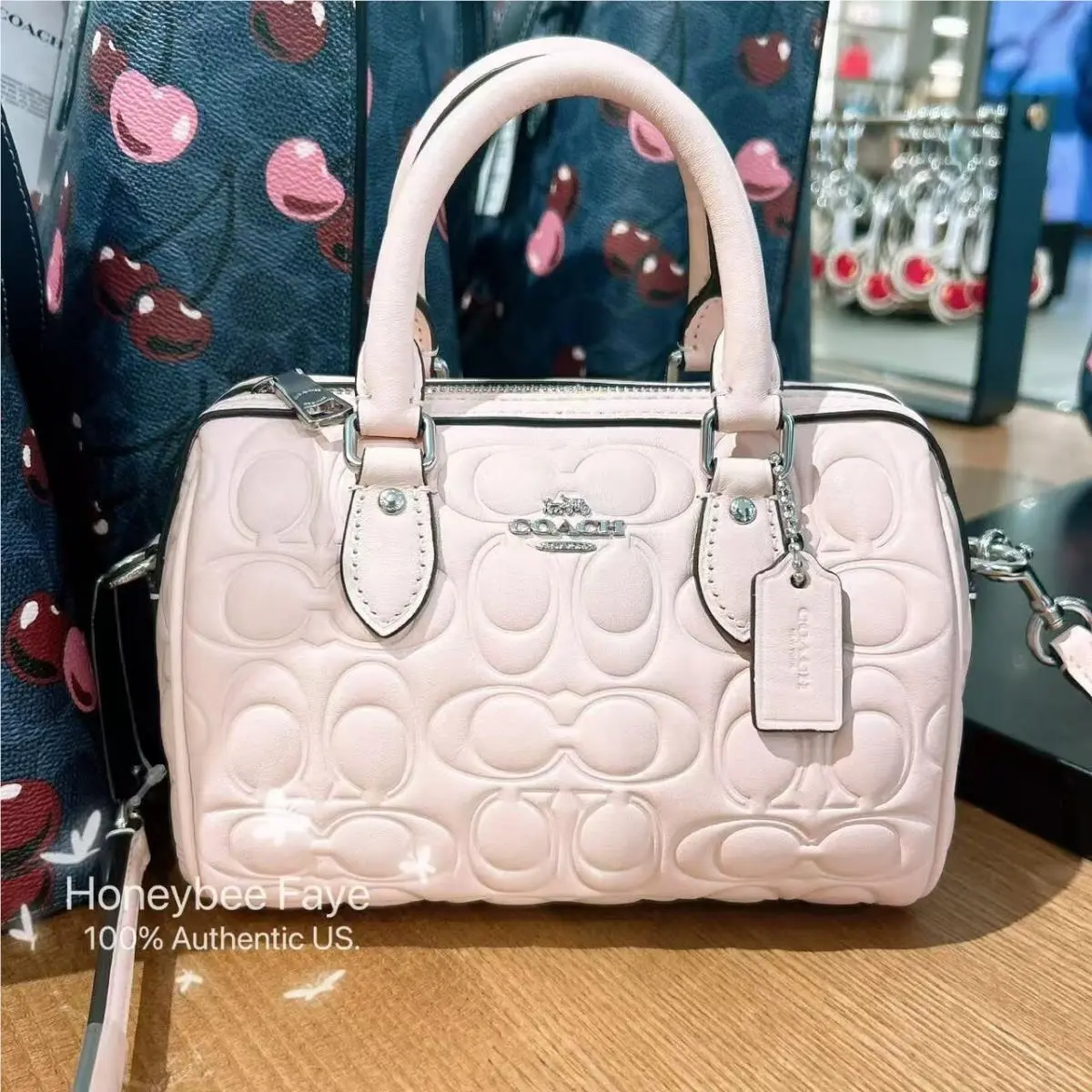 Coach Mini Rowan Crossbody Bag In Blocked Signature Leather CY744/CY743