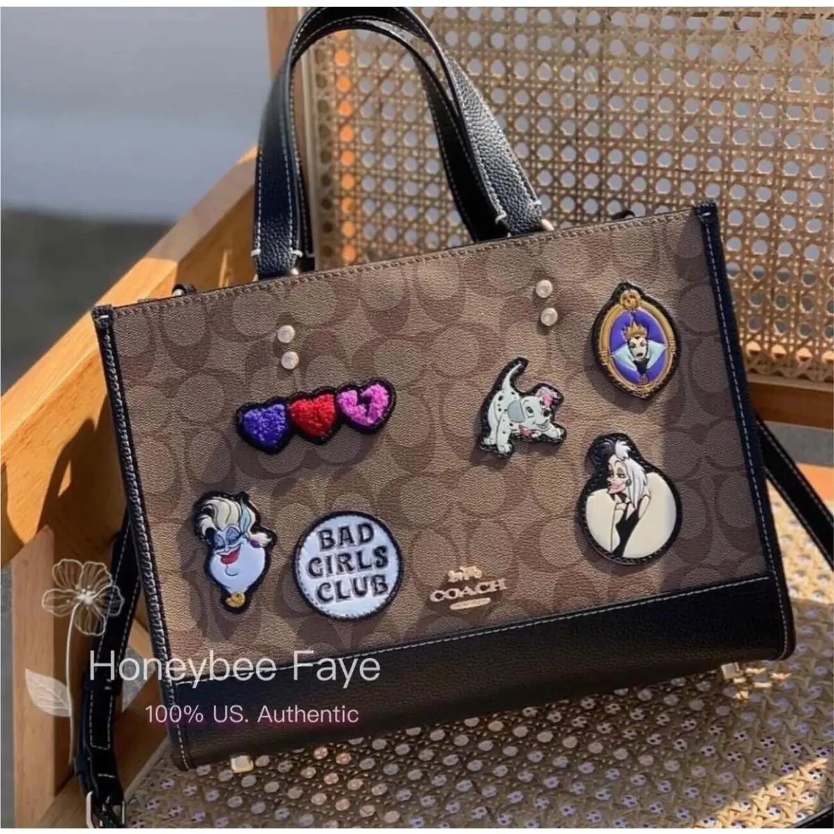 Dempsey 30 Carryall Tote In Signature Jacquard CJ622/CC873/c8448/c8201 CC873 Gold/Khaki Multi by Coach