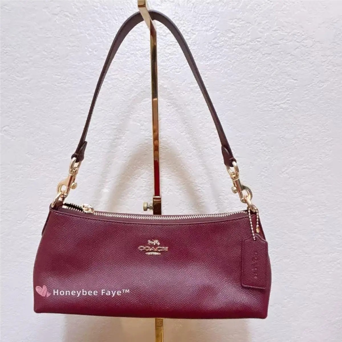 Charlotte Shoulder Bag CX579/CX810/CX580/CCL40/CCO18 CCO18 Im/Dark Wine by Coach