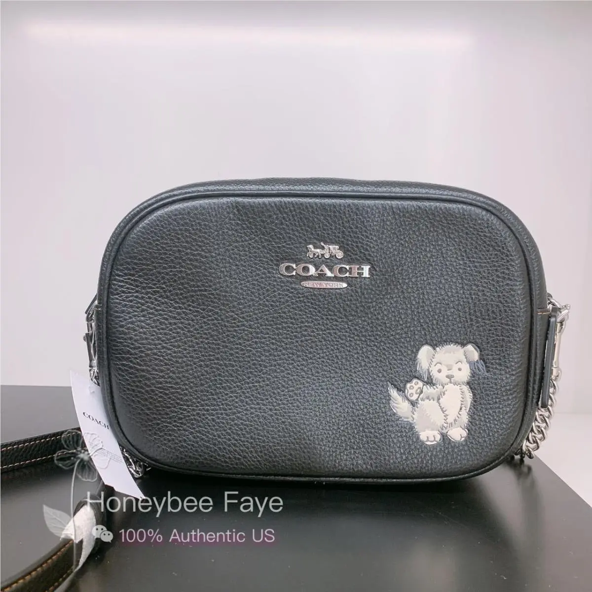 Coach Jamie Camera Bag with Happy Dog/dancing Kitten
