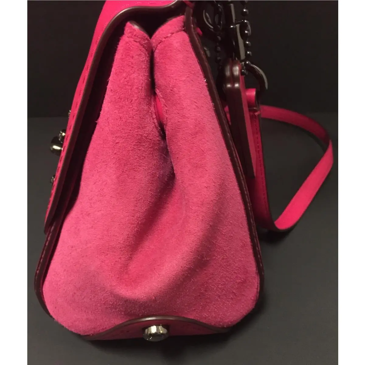 Coach  bag  - NOMAD - NOMAD - SIZE - fuchsia, Exterior: Fuchsia