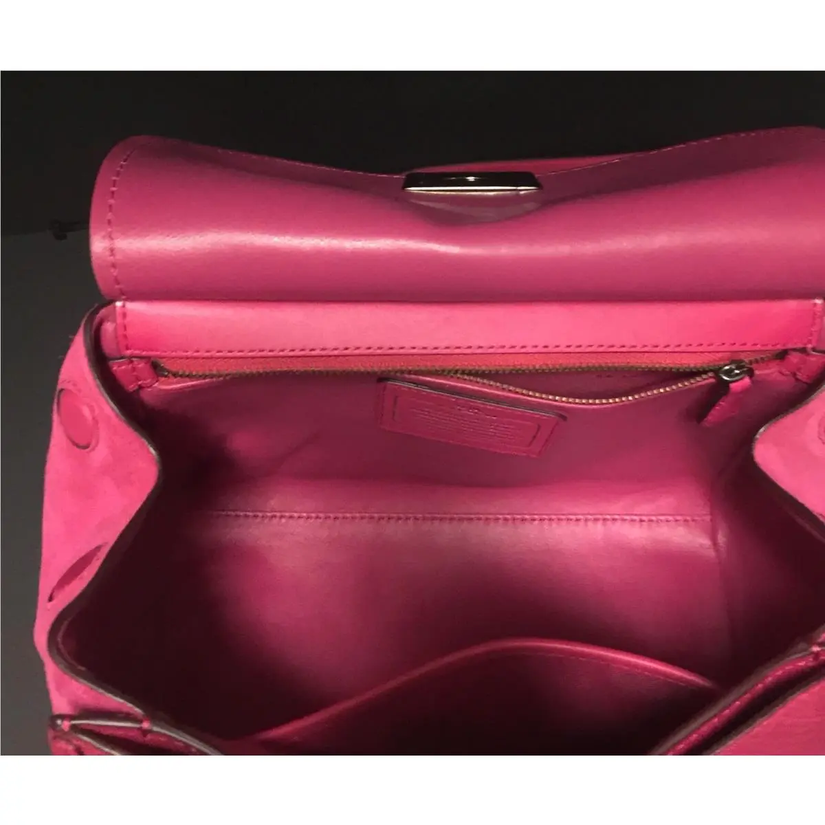 Coach  bag  - NOMAD - NOMAD - SIZE - fuchsia, Exterior: Fuchsia