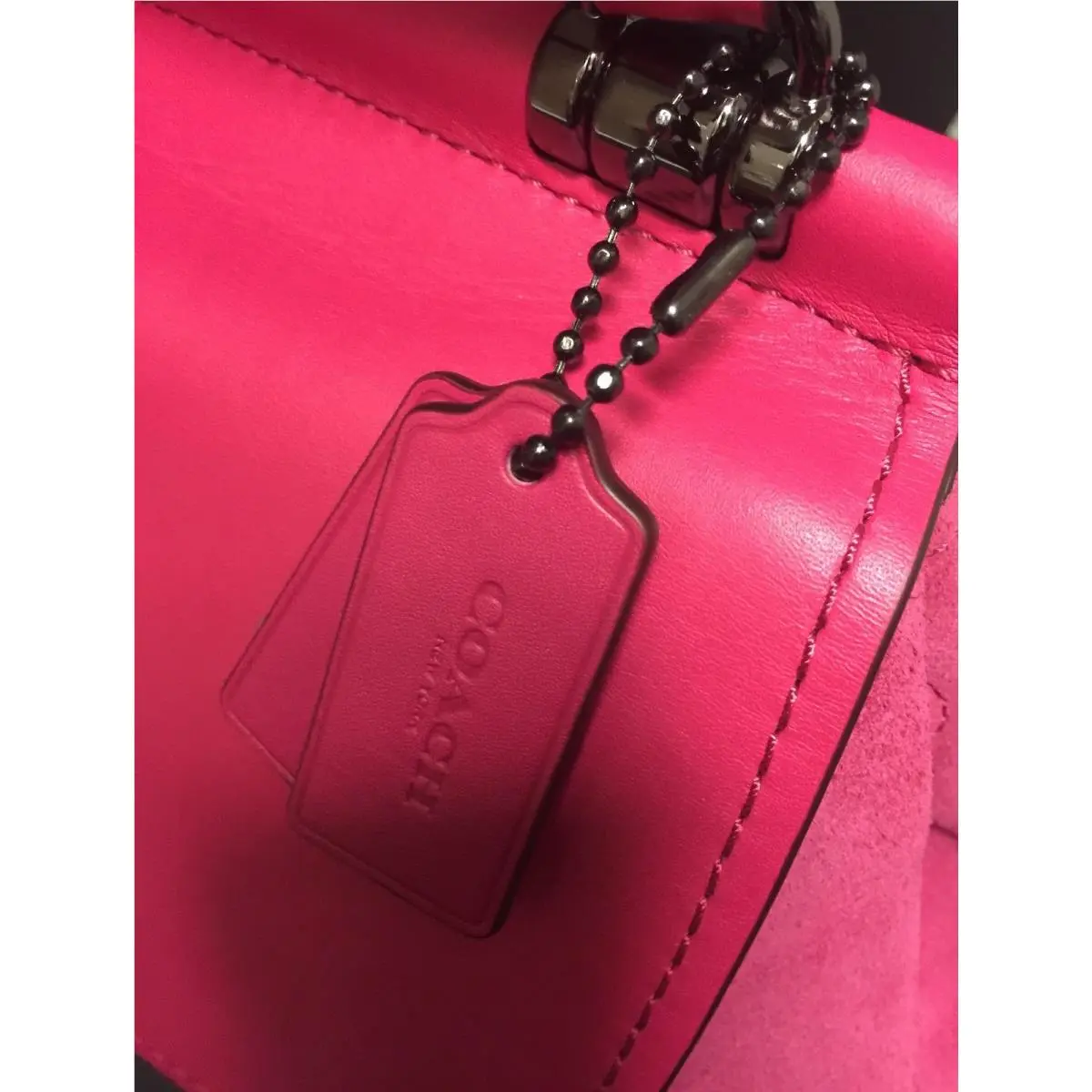 Coach  bag  - NOMAD - NOMAD - SIZE - fuchsia, Exterior: Fuchsia