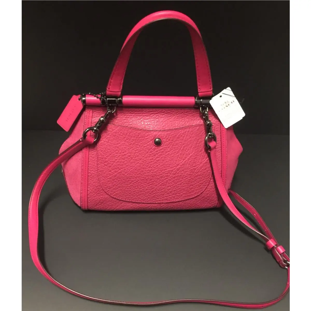 Coach  bag  - NOMAD - NOMAD - SIZE - fuchsia, Exterior: Fuchsia