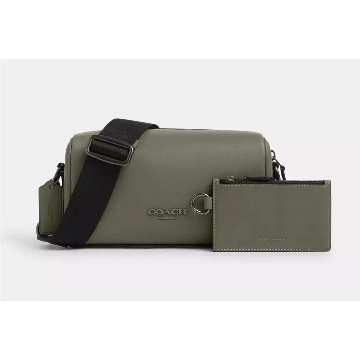 Coach Axel Crossbody with Signature Canvas/ Coach Stamp