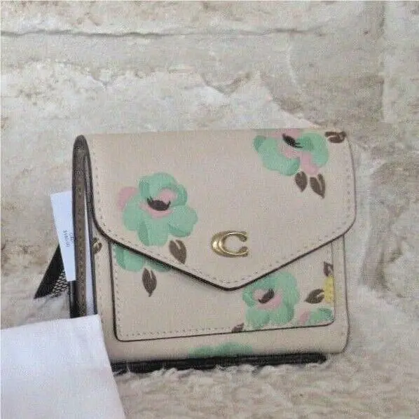 Swinger 20 Floral Print Purse Purse + Wallet Set or Wallet Options Wynn Tri-fold floral Wallet small B4/Ivory multi by Coach
