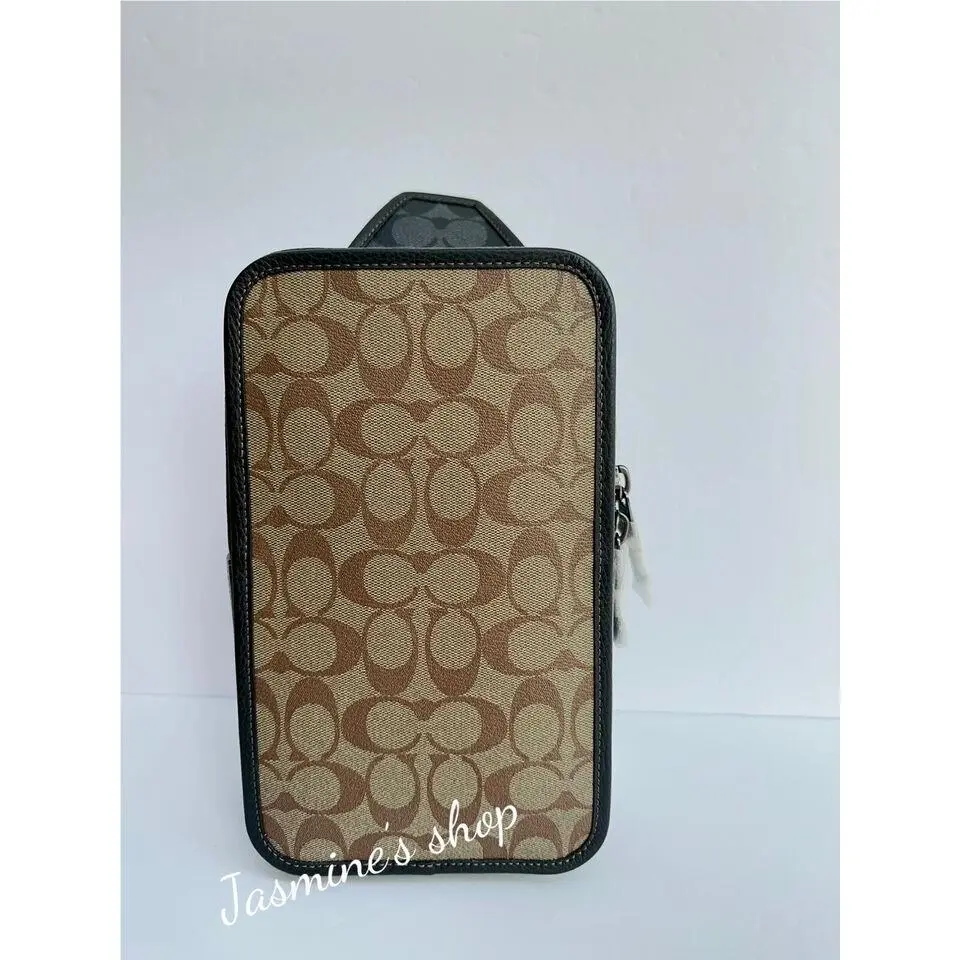 Men`s Sullivan Pack In Signature c9865 Gunmetal/Khaki/Charcoal by Coach