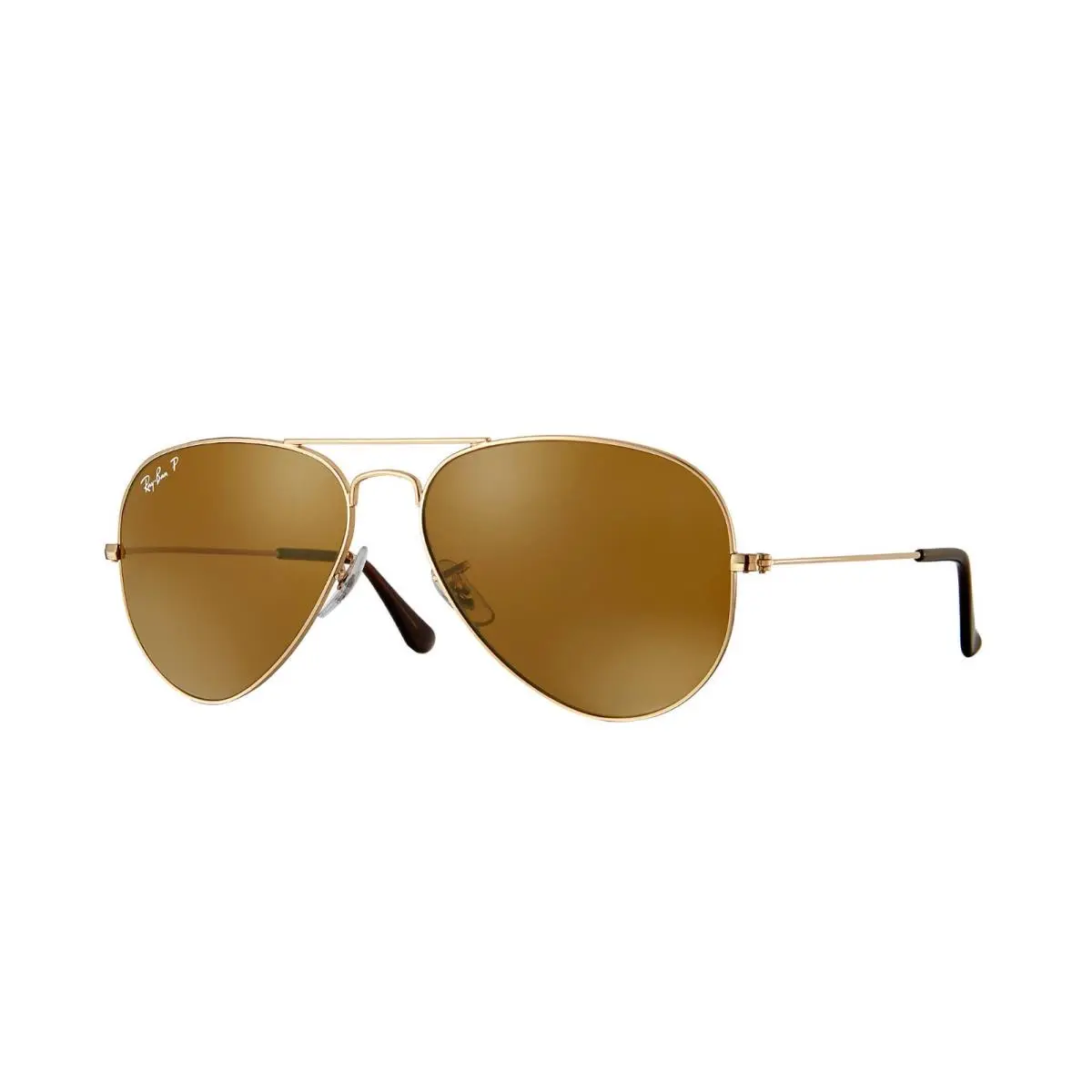 Ray Ban Sunglasses Aviator Metal RB3025 001/57 Gold Brown Polarized 58MM