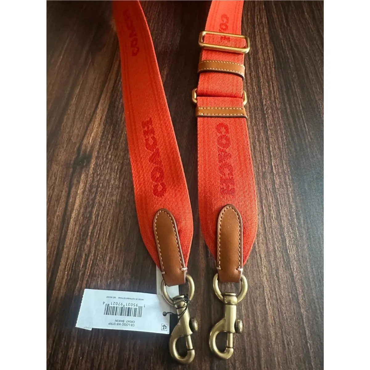 Coach  bag   - PICK: Webbing Strap Crossbody Brass/Orange Rust Multi CK 1