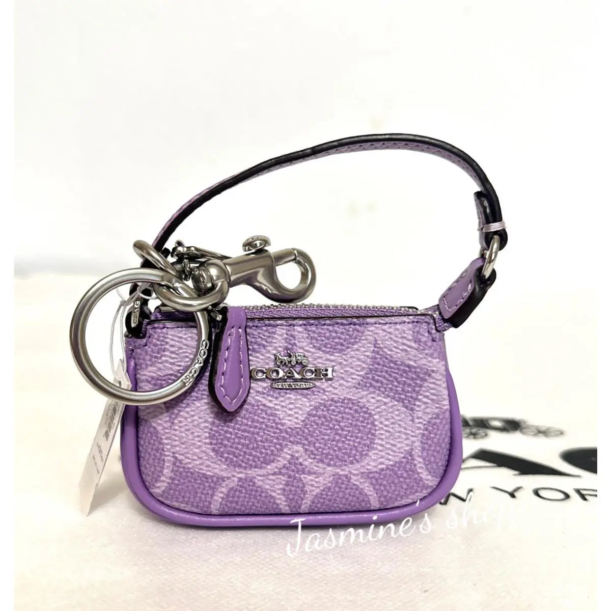 Mini Nolita /backpack Charm In Signature with CAA68/CZ082/CBK67/CW426 CX067/mini nolita/Iris by Coach