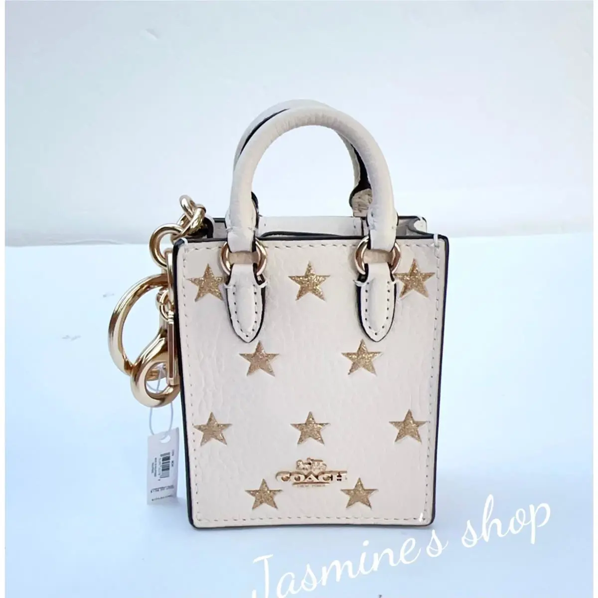 Mini Nolita /backpack Charm In Signature with CAA68/CZ082/CBK67/CW426 CX074/mini tote with star/chalk multi by Coach