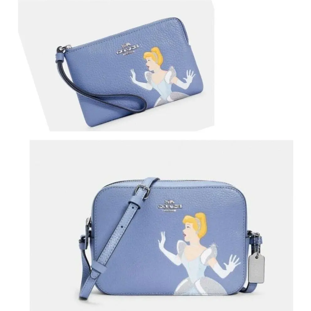 Disney X  Mini Camera Bag Choices Cinderella or 2-piece Cinderella Set Cinderella Bag + Wristlet Set by Coach