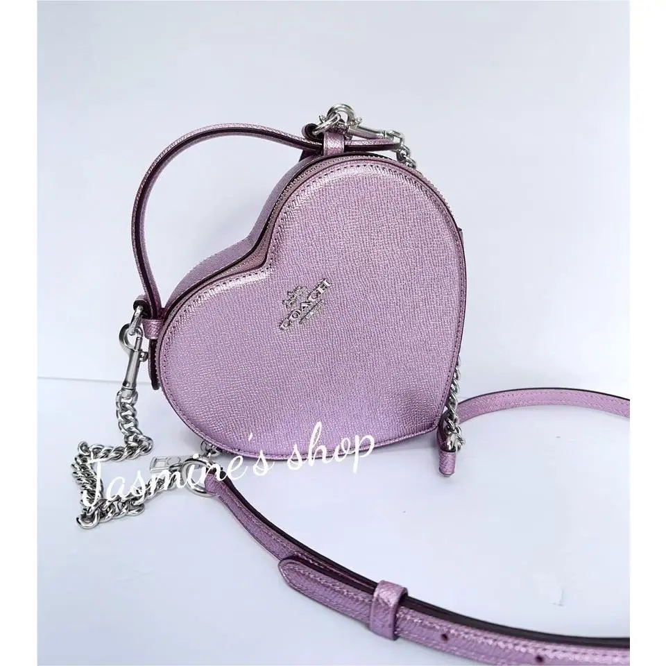 Heart Women`s Crossbody Bag C6952/CE652/CP020/CP021 CP020/ metallic lilac by Coach