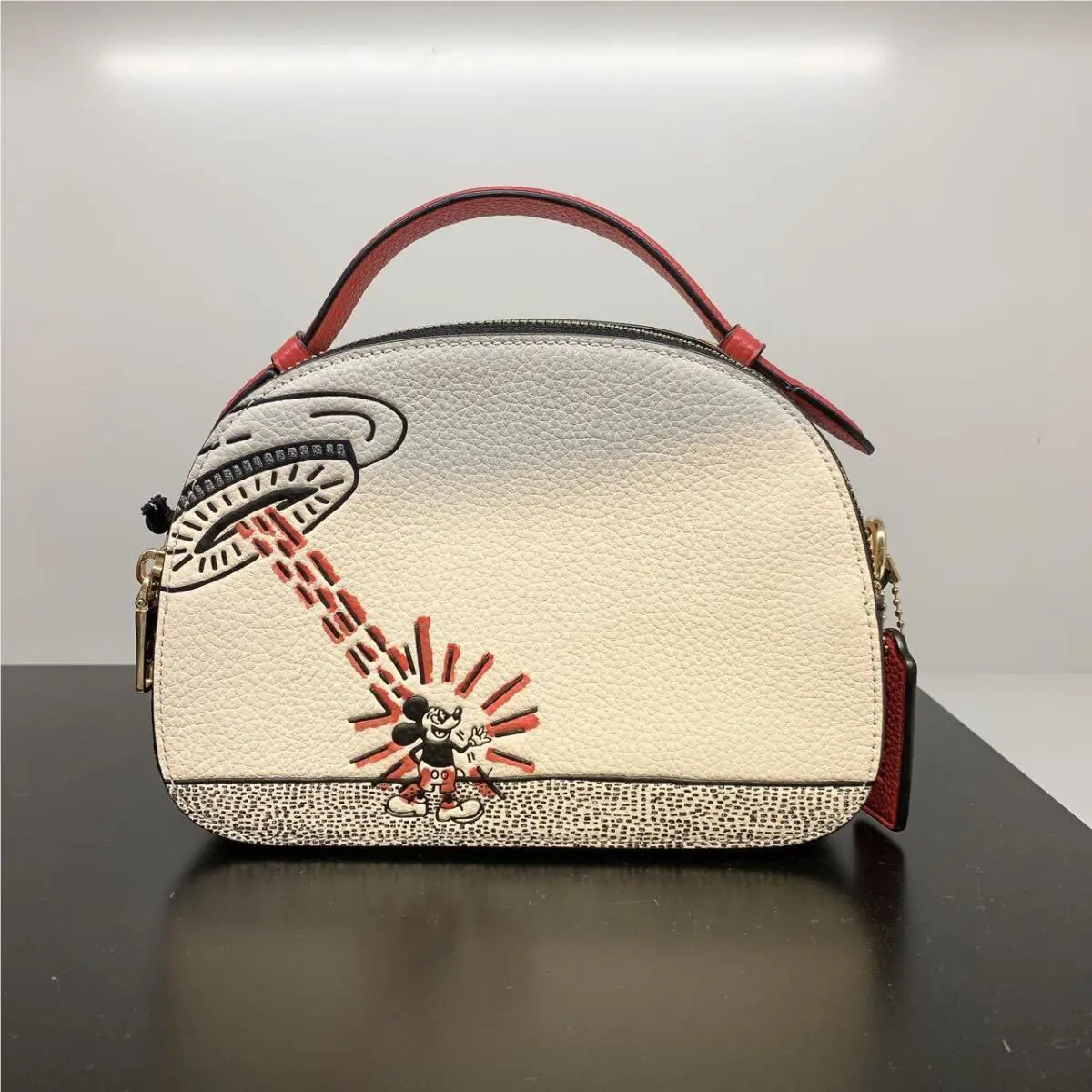 Coach Disney Mickey Mouse X Keith Haring Serena Satchel
