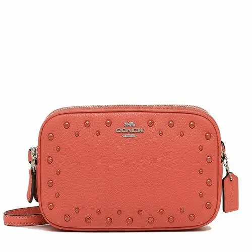 Coach F30259 F55619 F73070 F73007 Crossbody Pouch Black Saddle Chalk