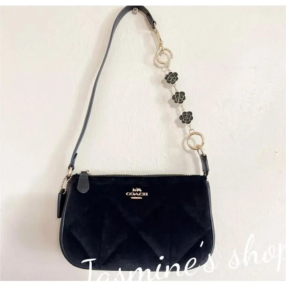 Nolita 19 with Quilting CP247 +extend Cha CP247 + floral Chain by Coach