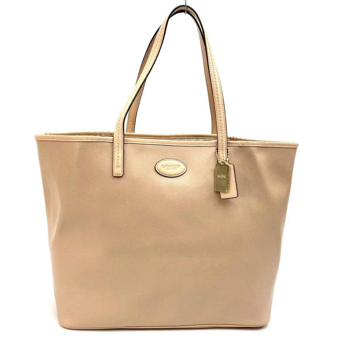 Park Metro Leather Tote Nude by Coach