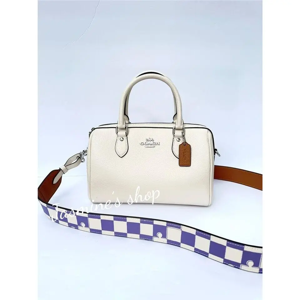 Coach Rowan Satchel with Checkerboard Print CR102