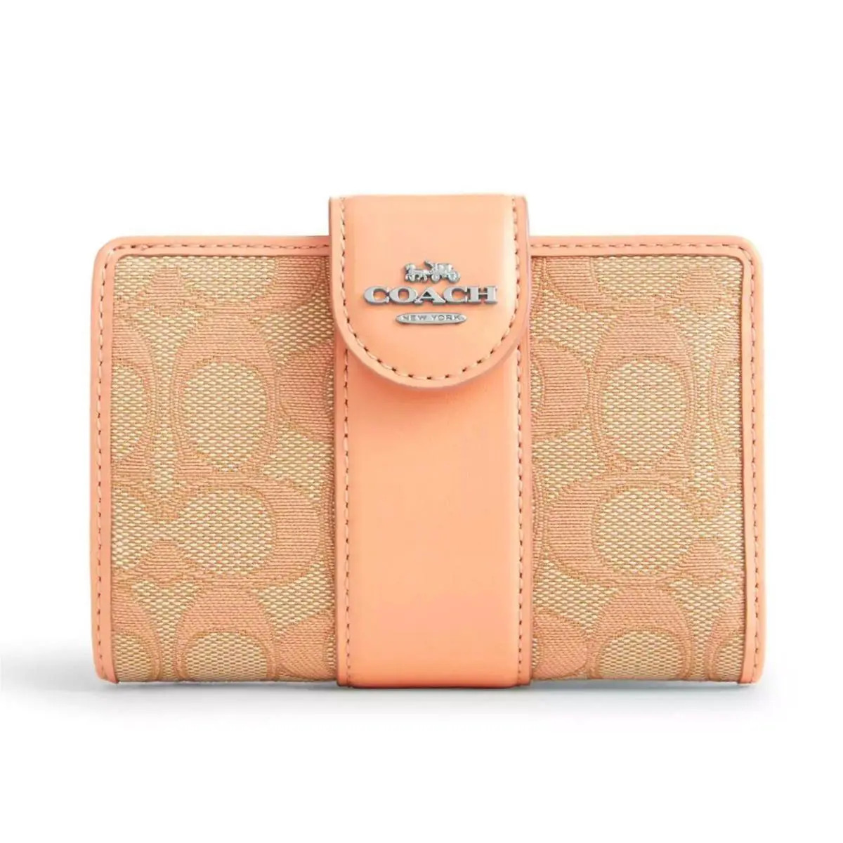 Coach Women`s Medium Corner Zip Bifold Wallet