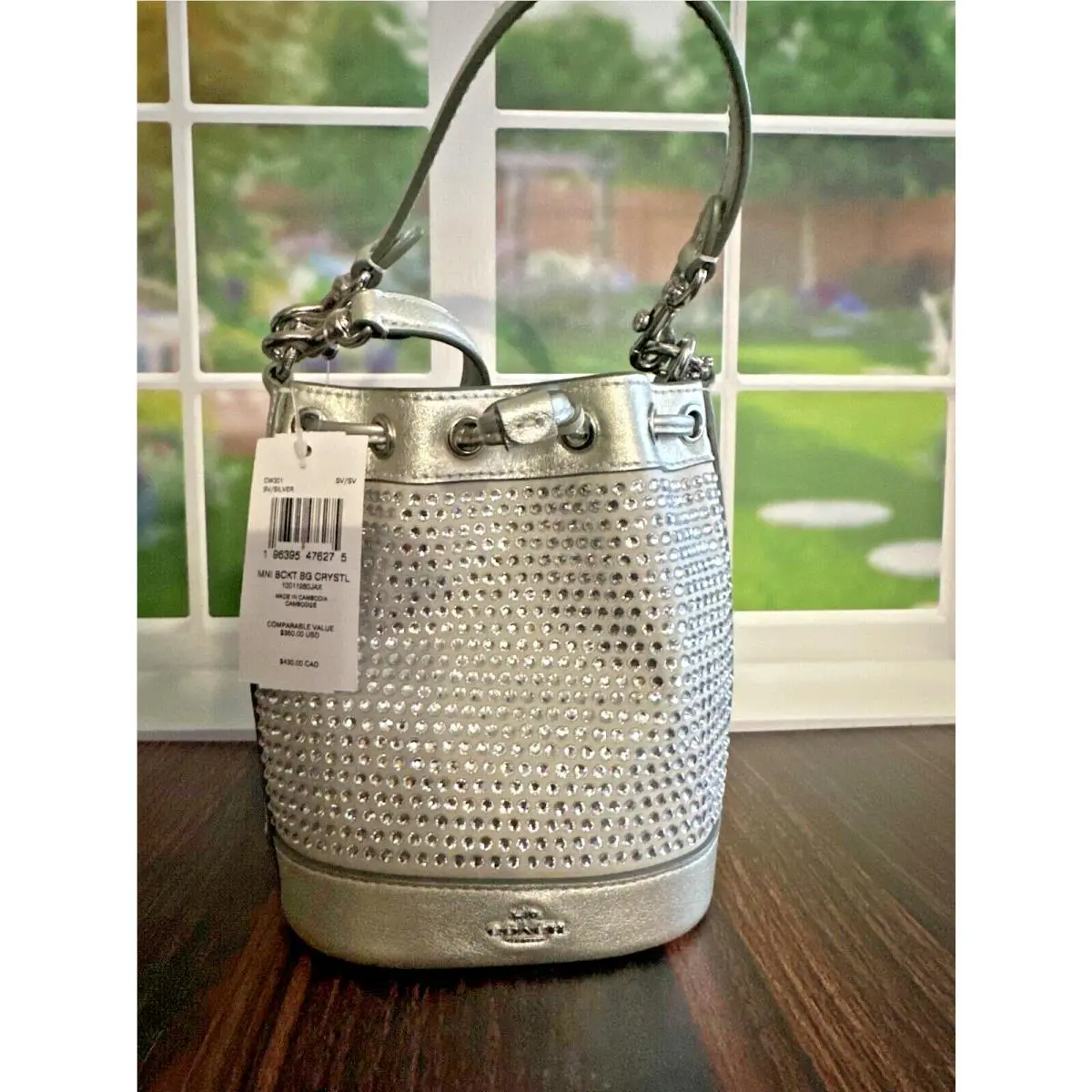 Coach Mini Bucket Bag with Crystal CR145/CW301/CX213