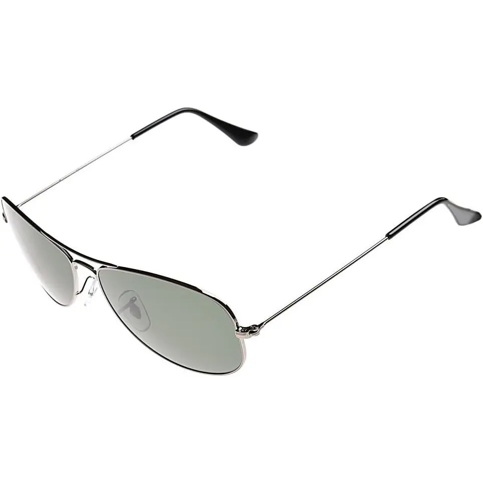 Ray-ban Cockpit Green Classic G-15 Aviator Men`s Sunglasses RB3362 004 59 - Frame: Gray, Lens: Green