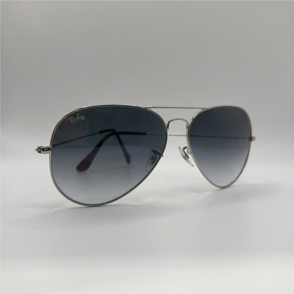 Ray-ban Aviator Sunglasses RB3025 003/3F Silver Frame Clear Gradient 58mm