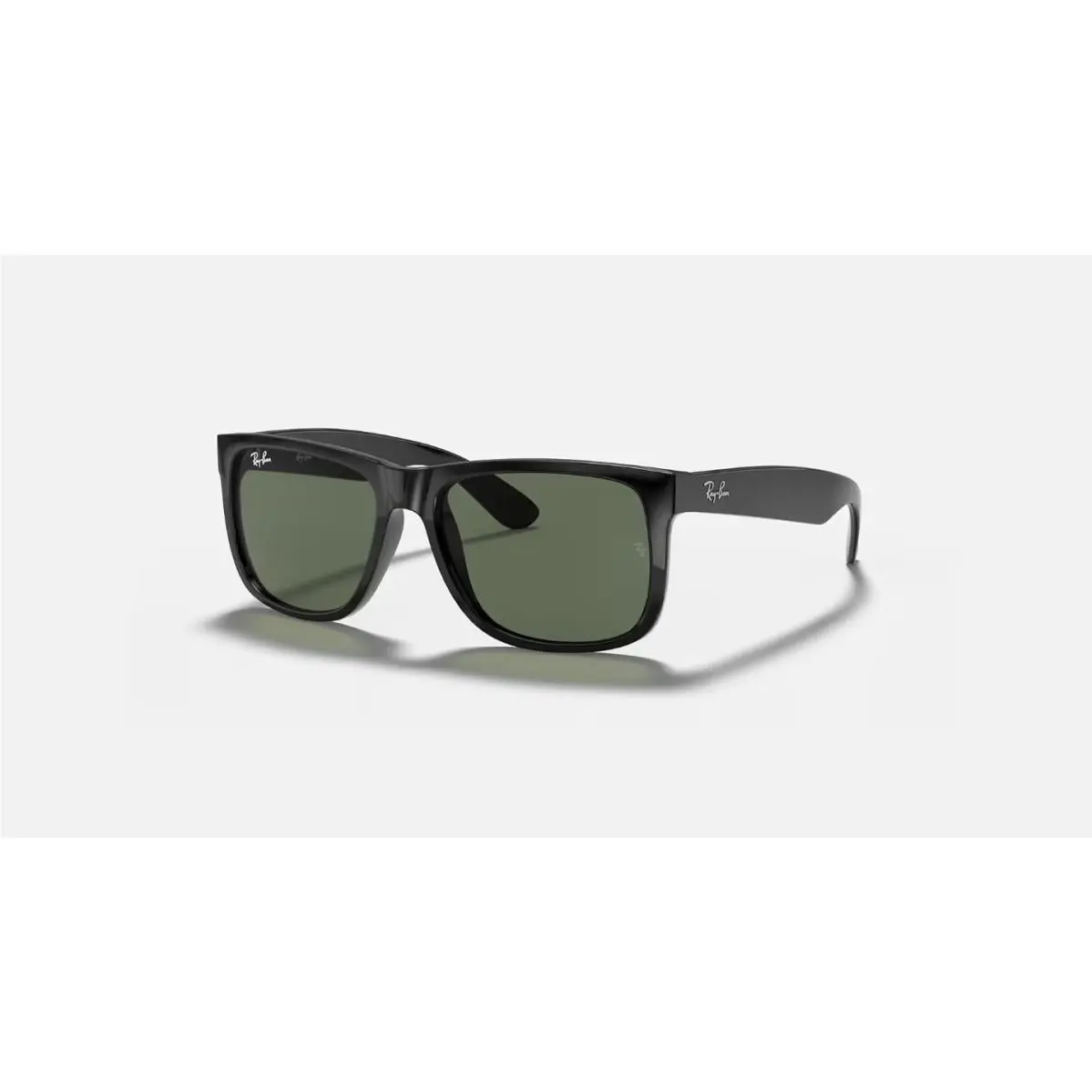 Ray-ban Justin Classic Polished Black/green 54 mm Sunglasses RB4165 601/71 54-16