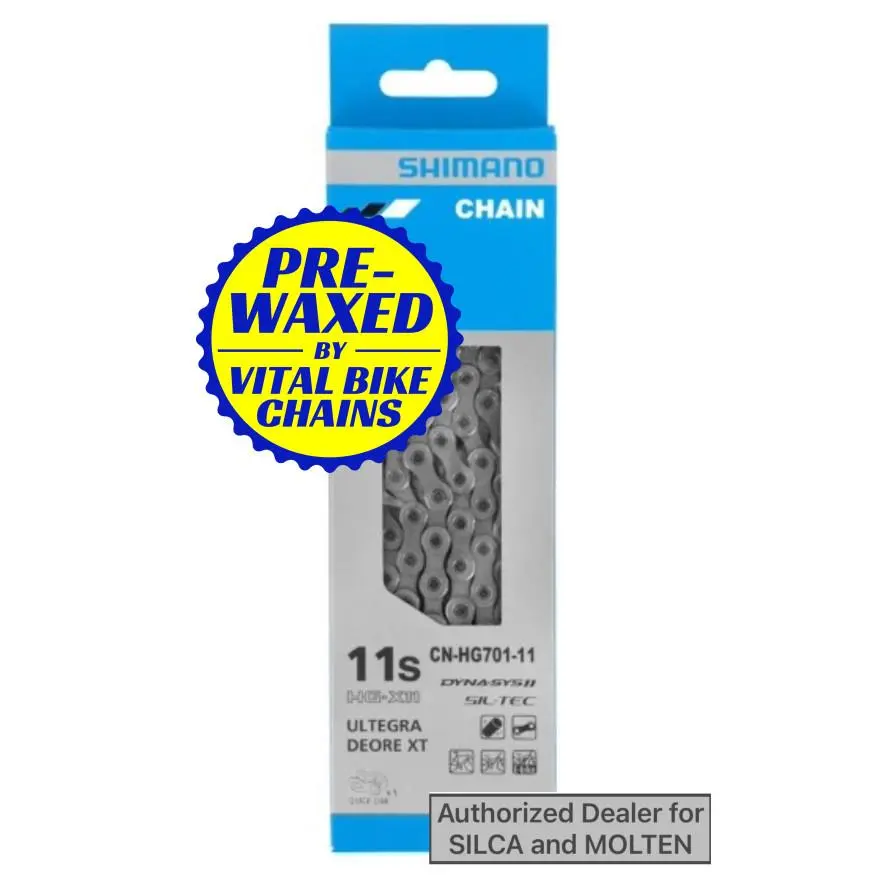 Shimano Ultegra XT HG701-11 Chain 11 Speed - Silca/molten/ceramic Speed Wax