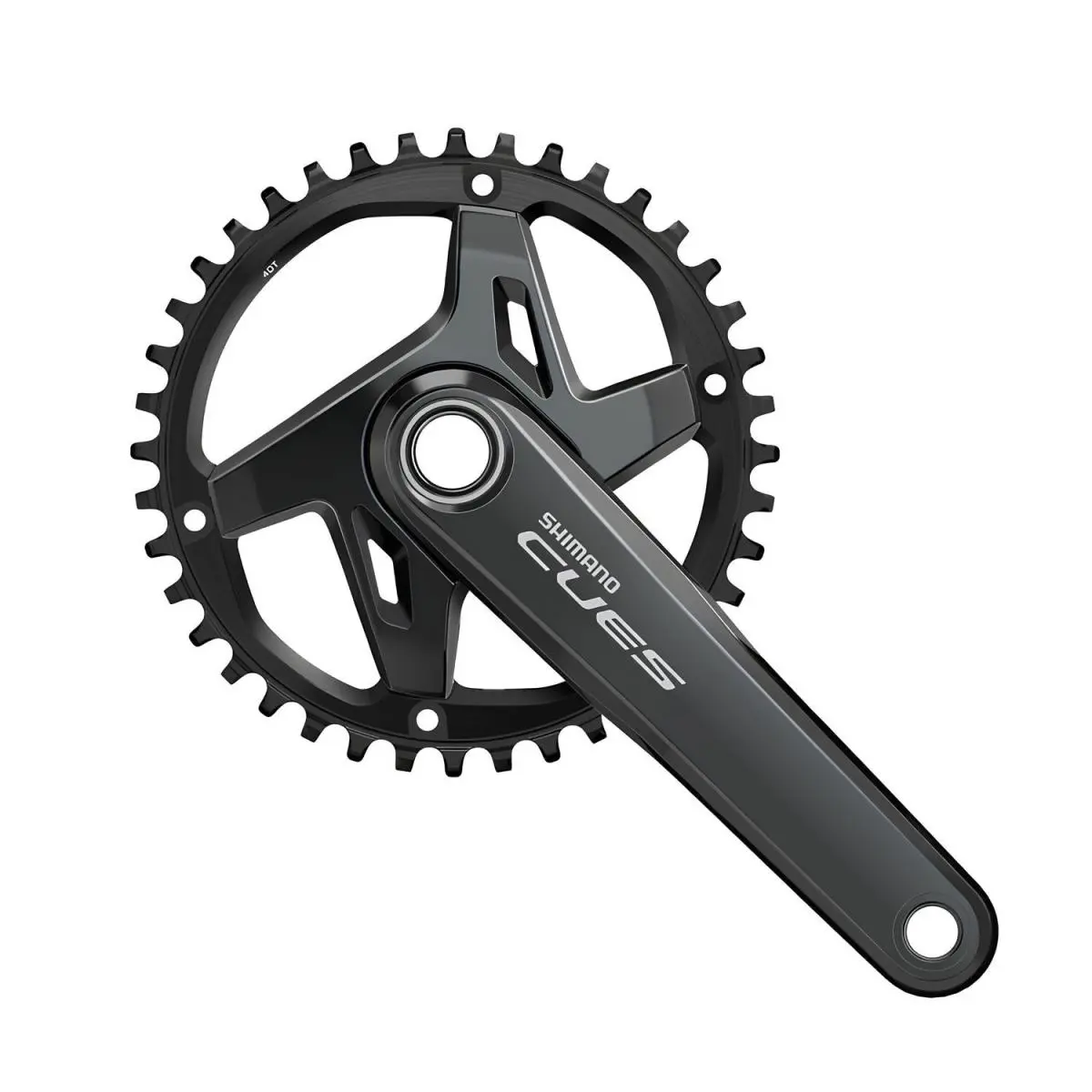 Shimano Cues FC-U8000-1 Hollowtech II Black Crankset 1x9/10/11 Speed 170mm 175m