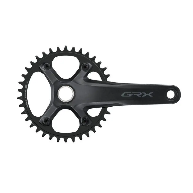 Shimano Grx FC-RX610-1 Hollowtech II Black Crankset 1x12-Speed 165mm - 175mm
